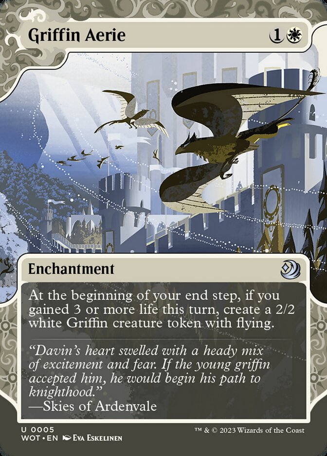 Griffin Aerie card front