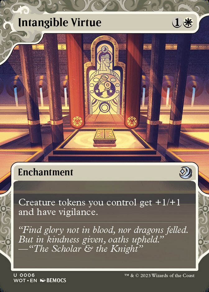 Intangible Virtue card front