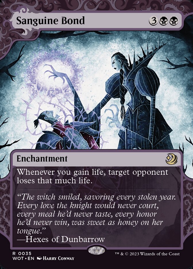 Sanguine Bond card front
