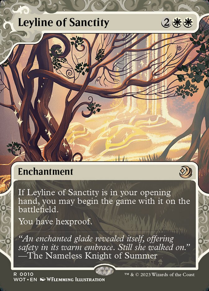 Leyline of Sanctity card front