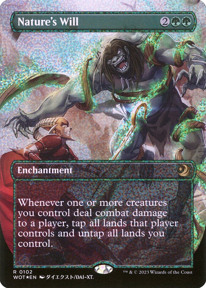 Nature's Will card front