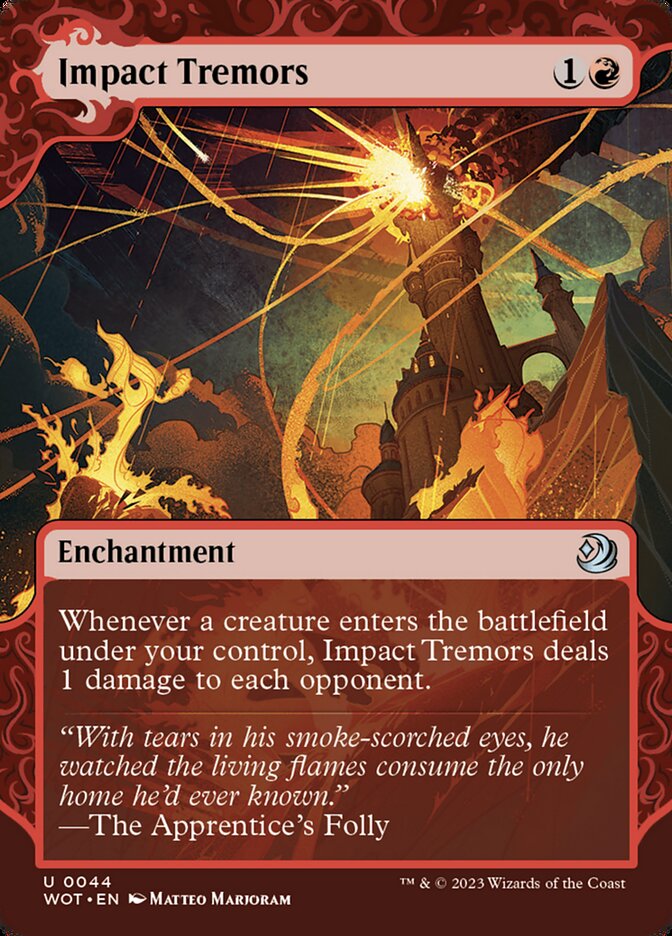 Impact Tremors card front