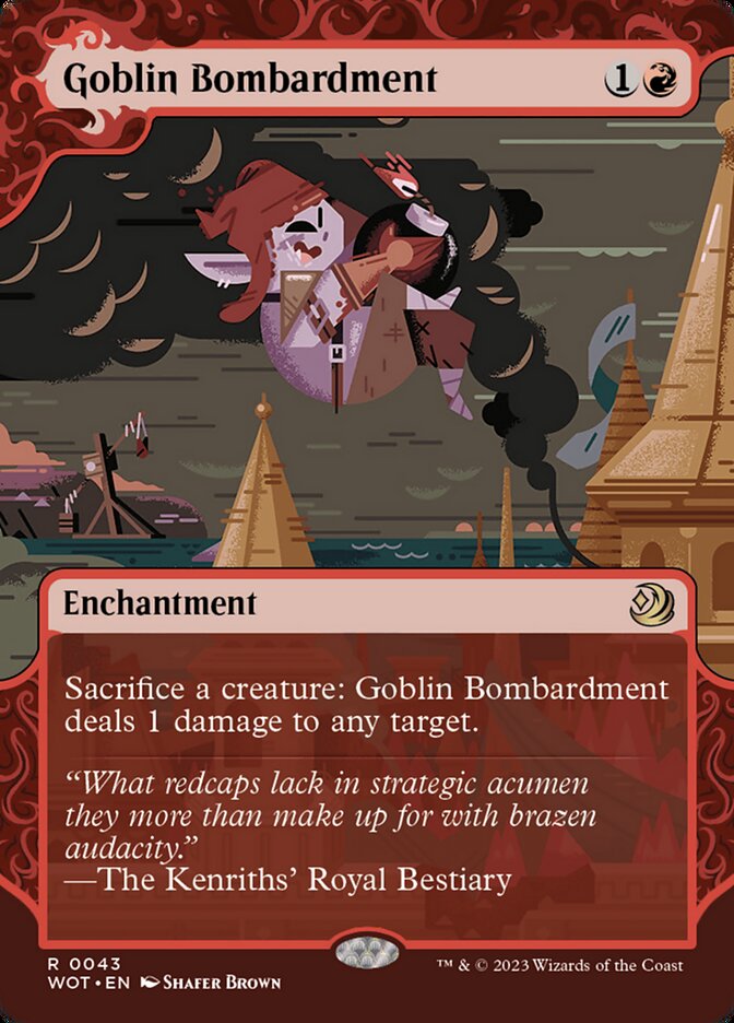 Goblin Bombardment card front