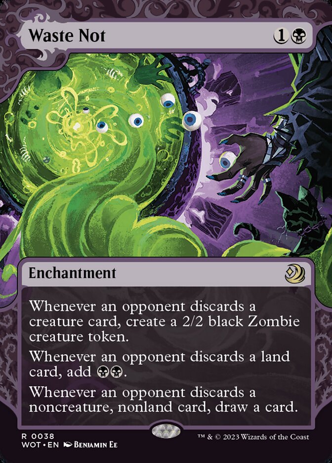 Waste Not card front