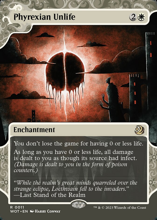 Phyrexian Unlife card front