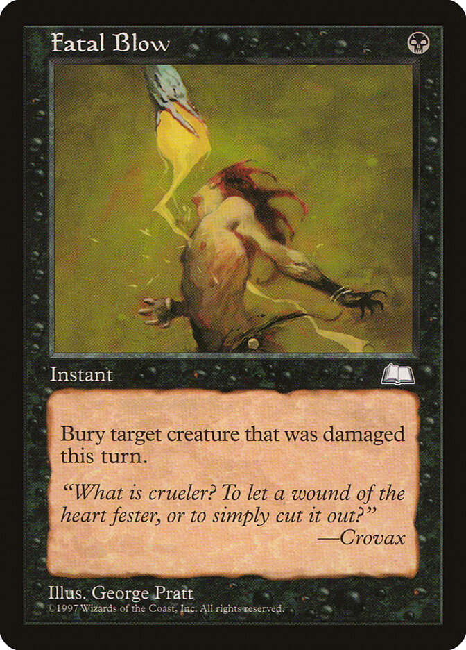 Fatal Blow card front