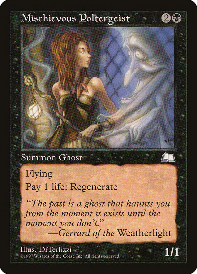 Mischievous Poltergeist card front