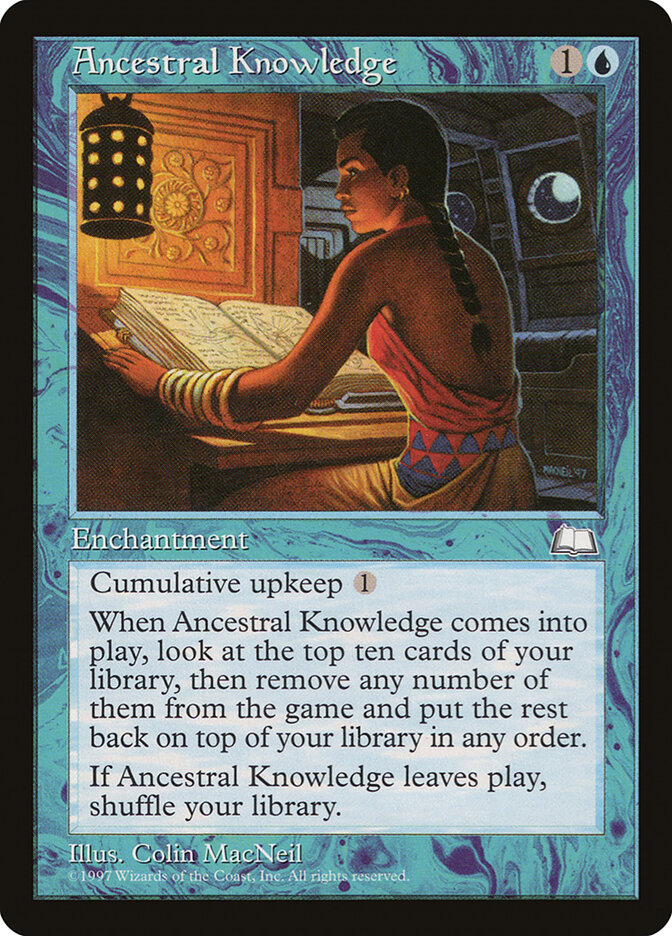 Ancestral Knowledge card front