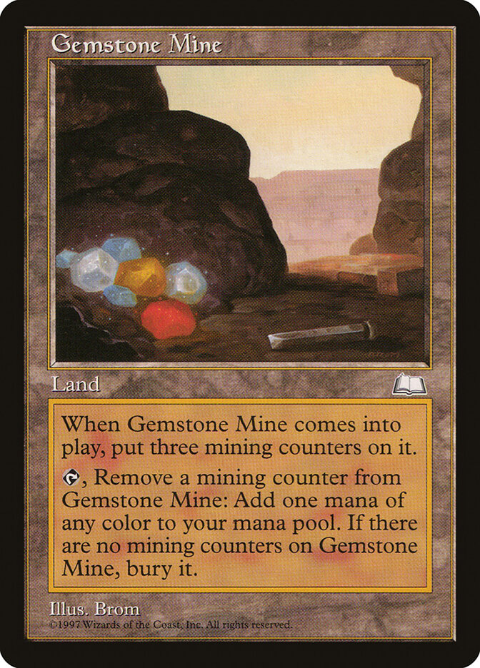 Gemstone Mine card front