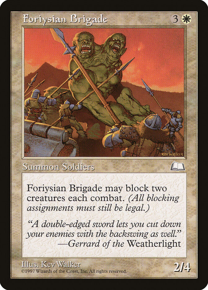 Foriysian Brigade card front