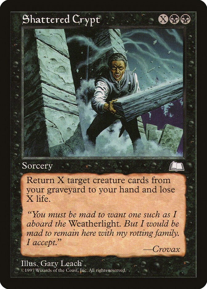 Shattered Crypt card front