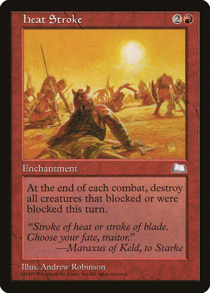 Heat Stroke card front