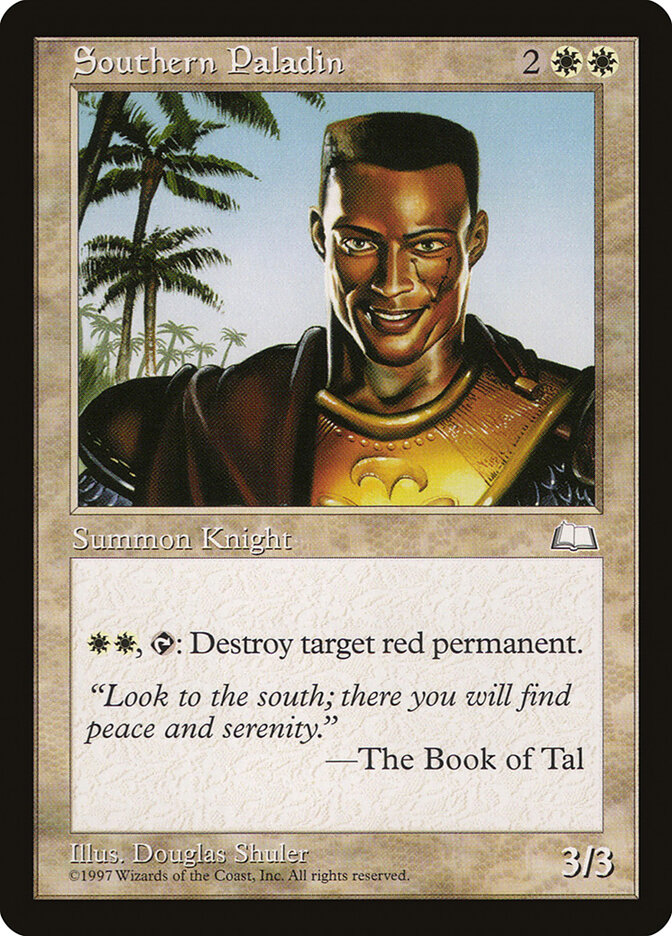 Southern Paladin card front