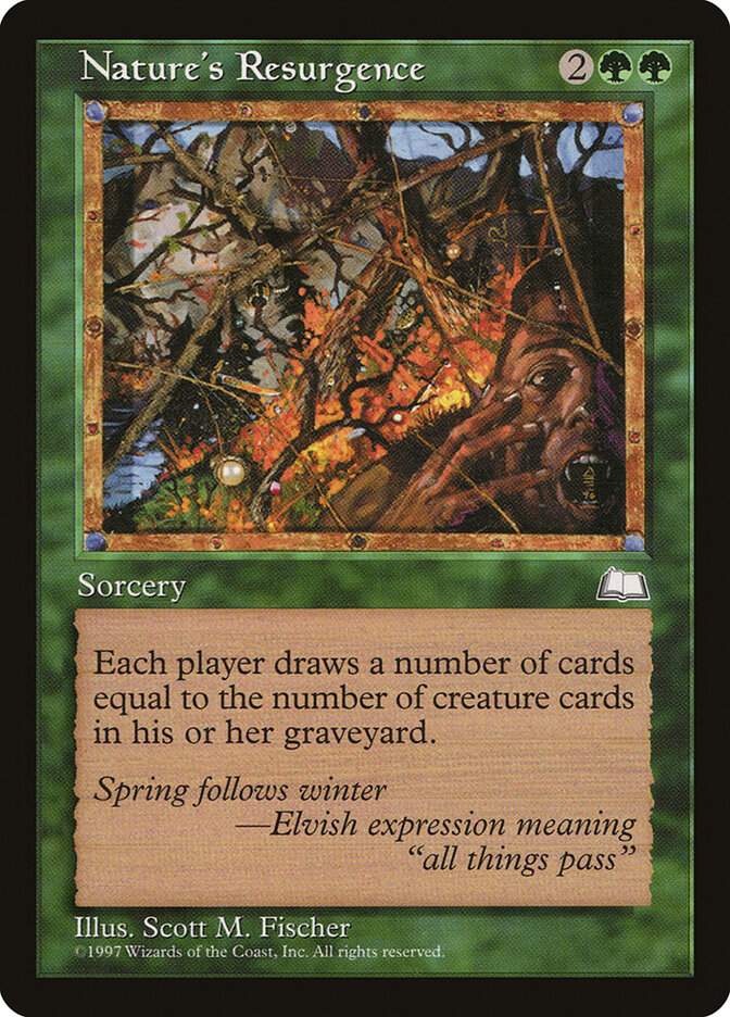 Nature's Resurgence card front