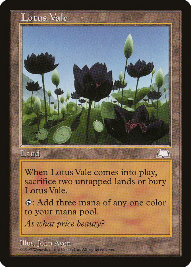 Lotus Vale card front