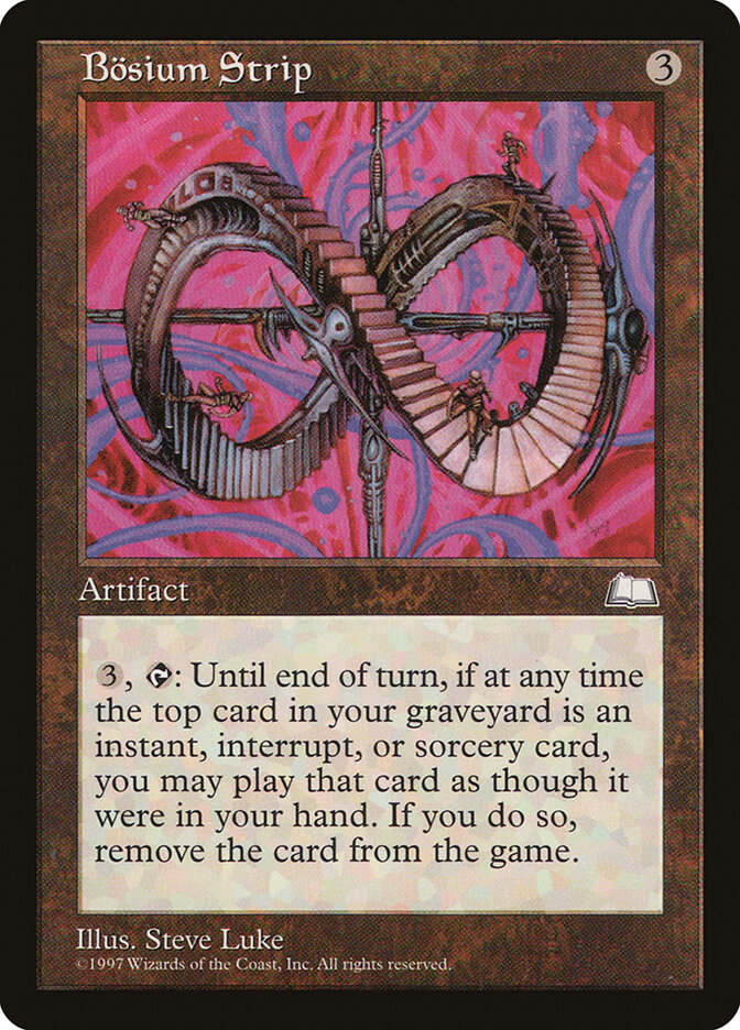 Bösium Strip card front