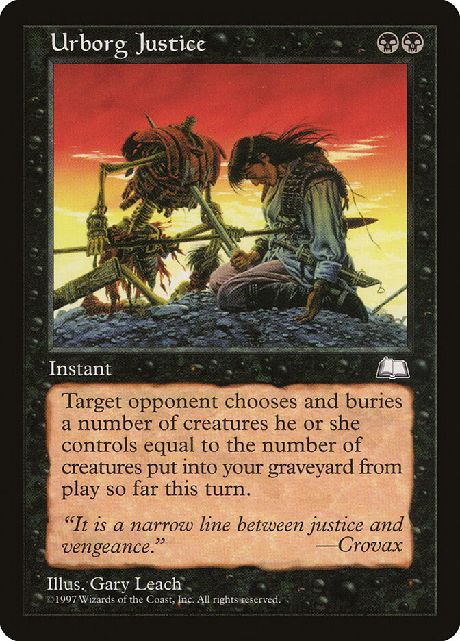 Urborg Justice card front