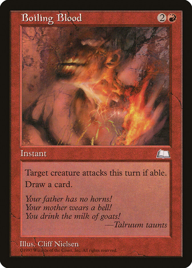 Boiling Blood card front