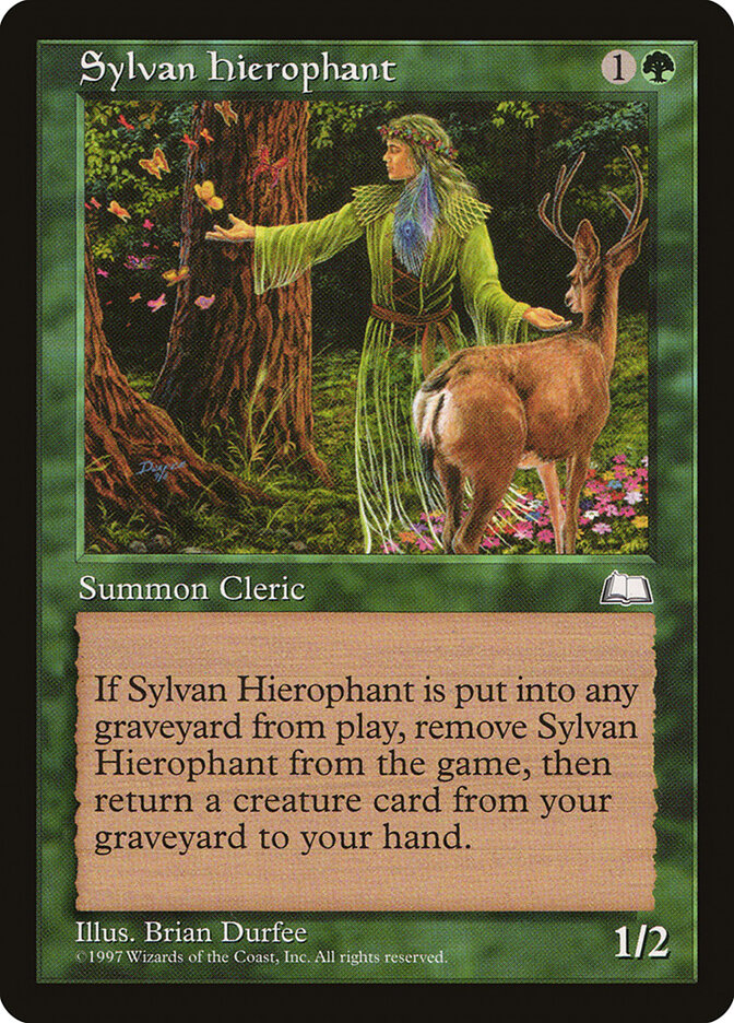 Sylvan Hierophant card front