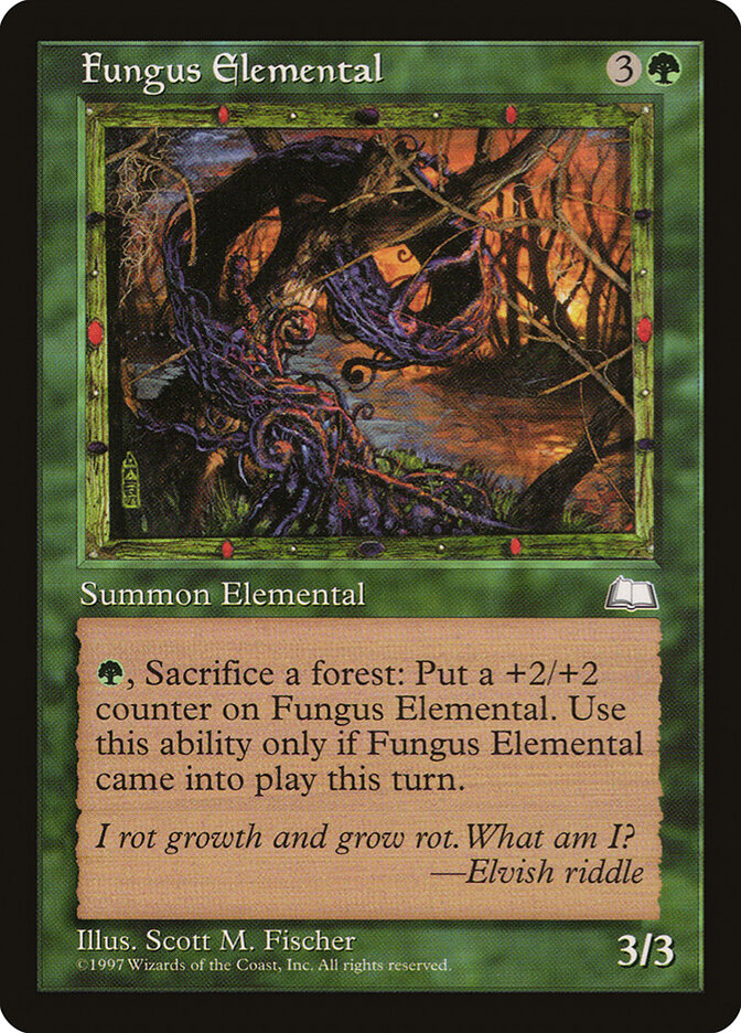 Fungus Elemental card front