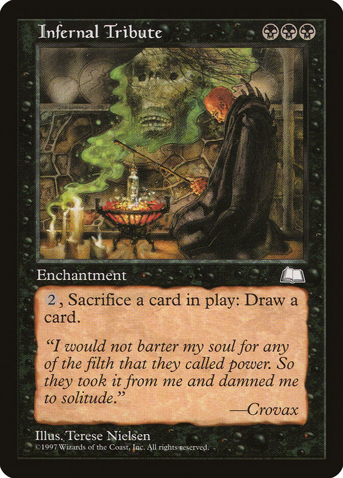 Infernal Tribute card front
