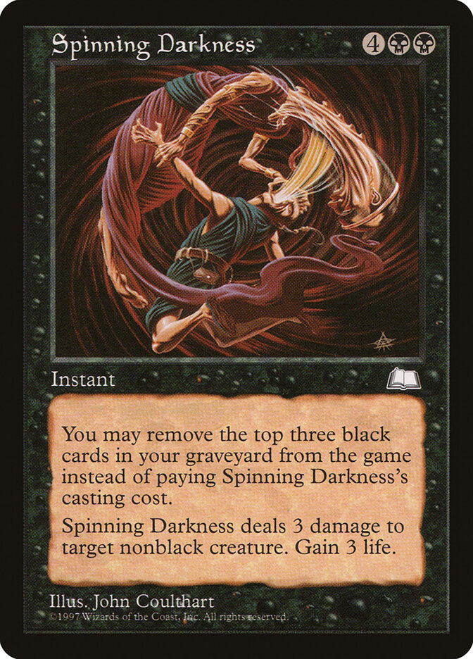 Spinning Darkness card front