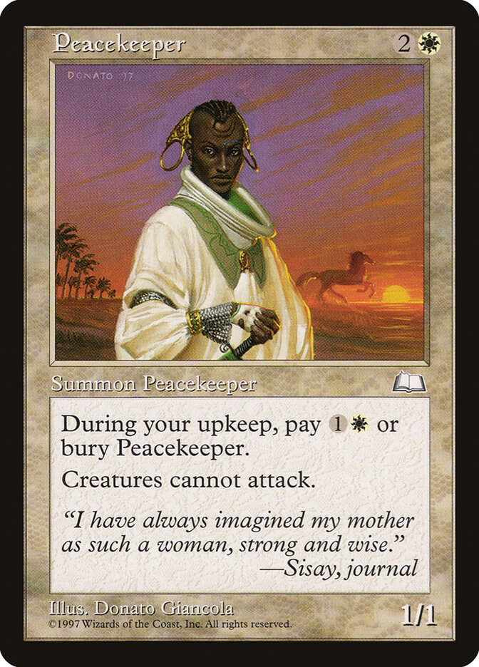 Peacekeeper card front