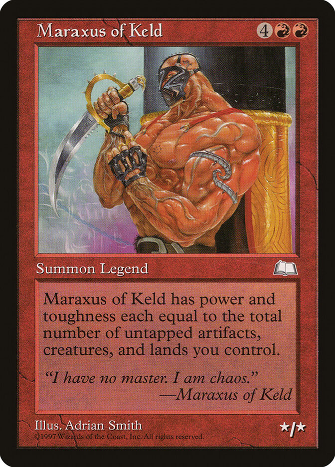 Maraxus of Keld card front