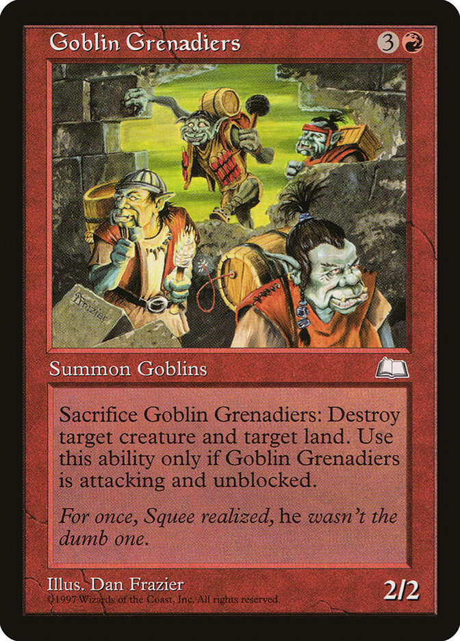 Goblin Grenadiers card front