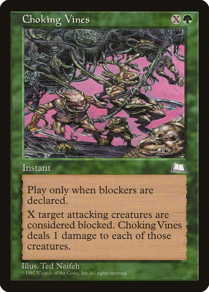 Choking Vines card front