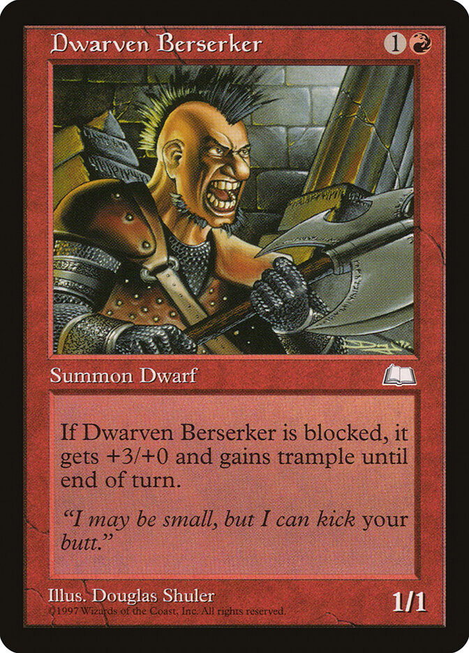 Dwarven Berserker card front