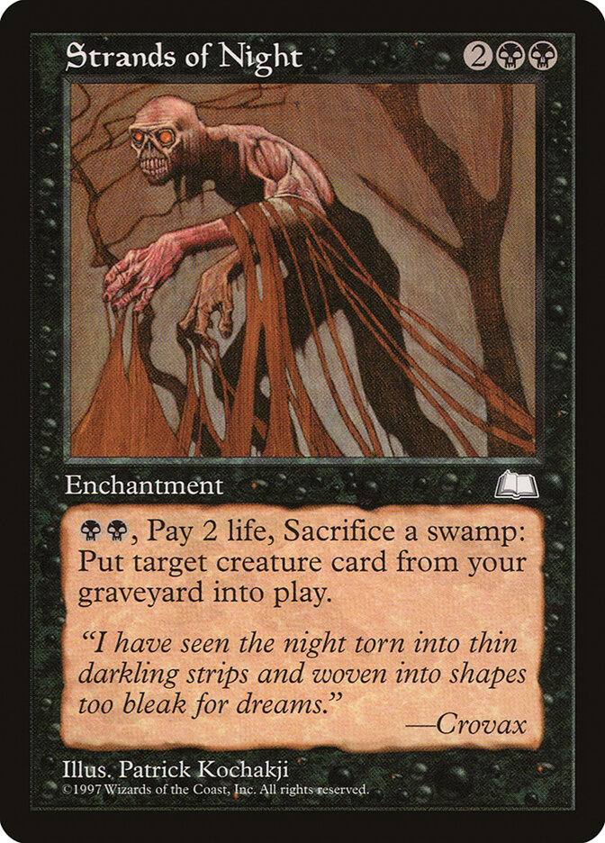 Strands of Night card front