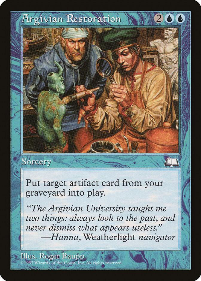 Argivian Restoration card front
