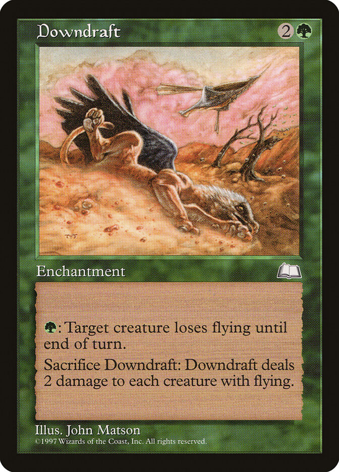 Downdraft card front