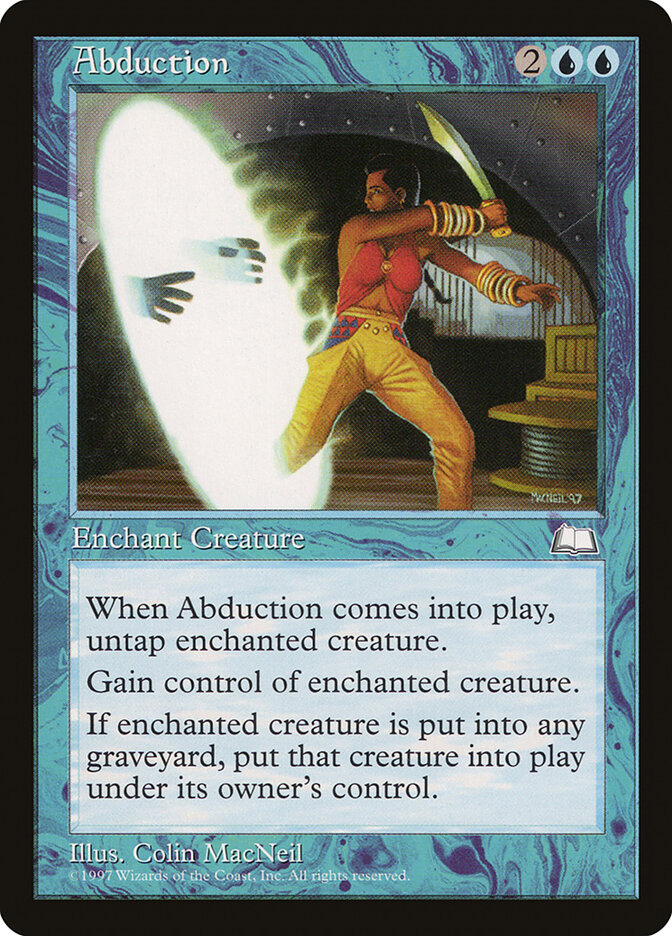 Abduction card front