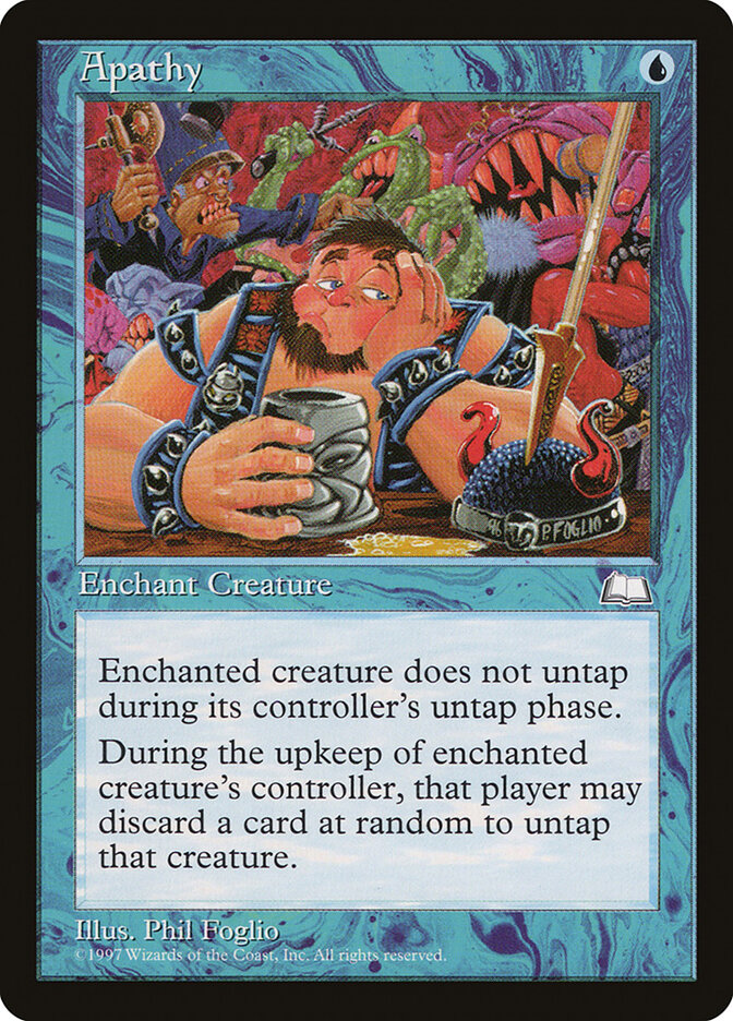 Apathy card front