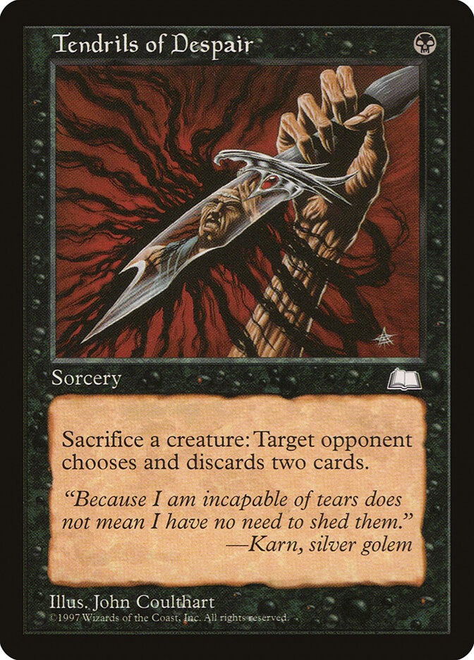 Tendrils of Despair card front