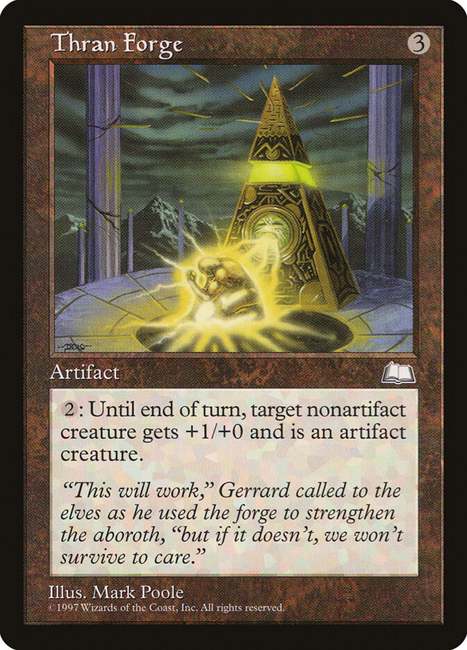 Thran Forge card front