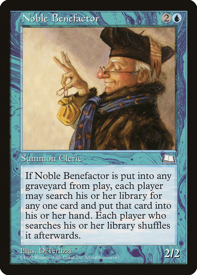 Noble Benefactor card front
