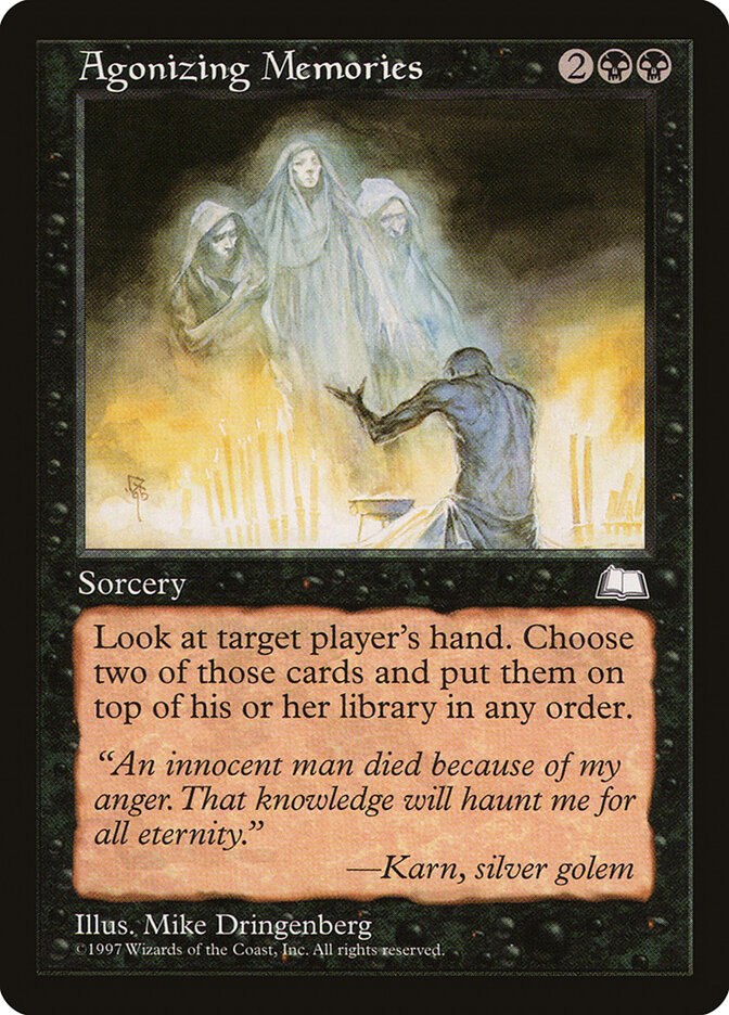 Agonizing Memories card front