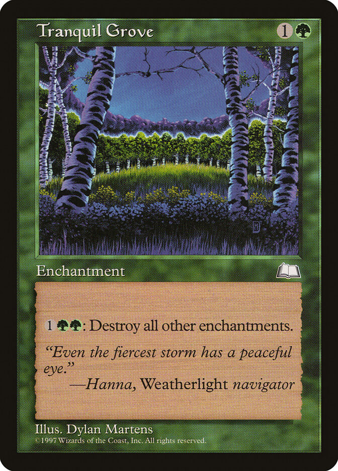 Tranquil Grove card front