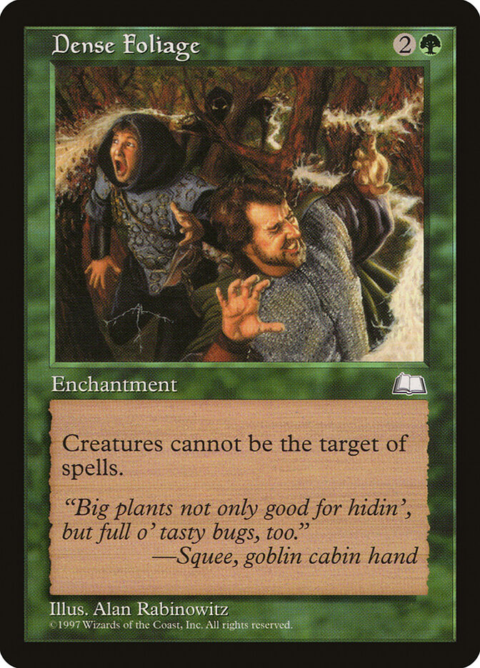 Dense Foliage card front