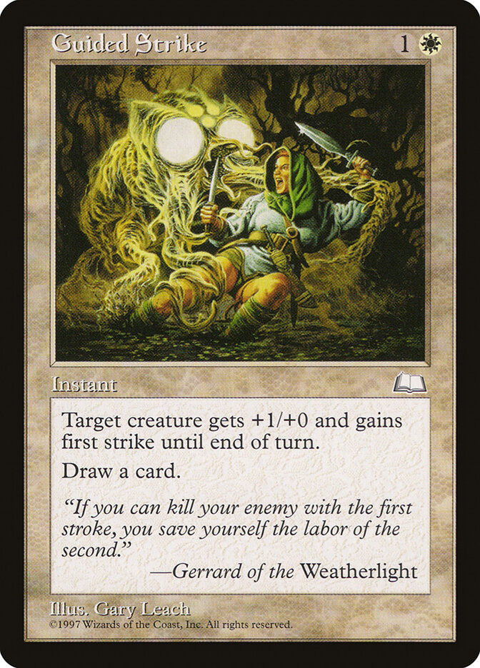 Guided Strike card front