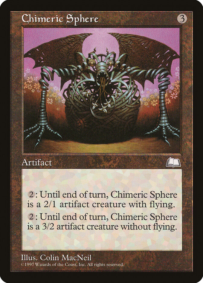 Chimeric Sphere card front