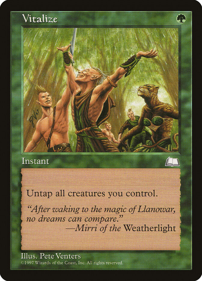 Vitalize card front