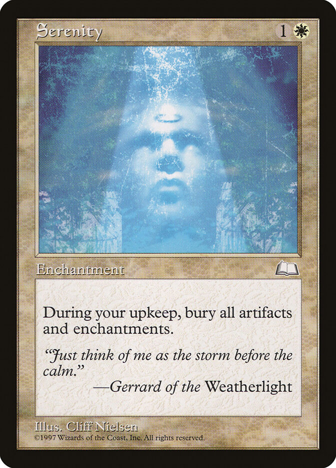Serenity card front