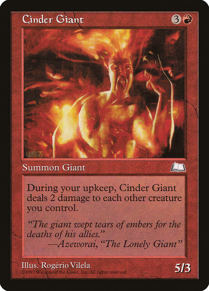 Cinder Giant card front