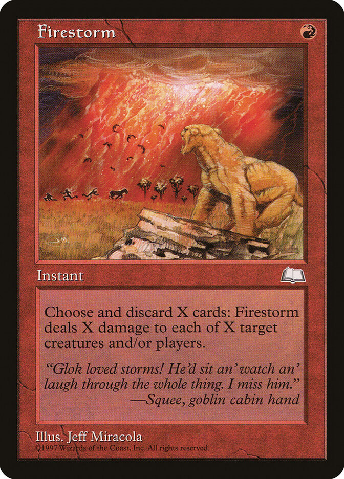 Firestorm card front