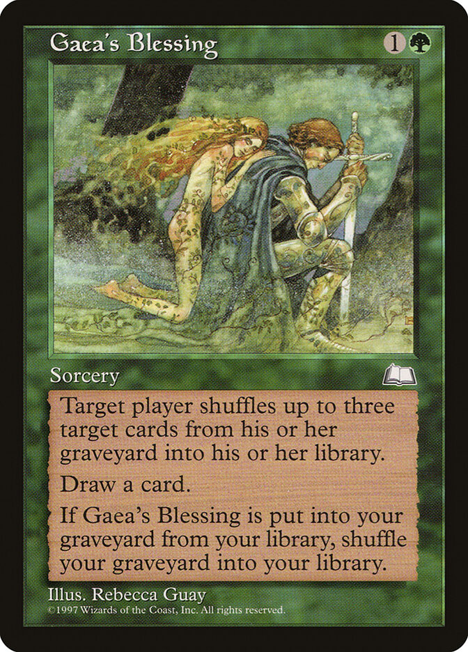 Gaea's Blessing card front