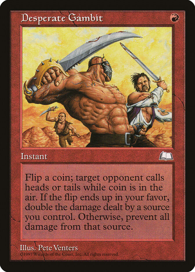 Desperate Gambit card front